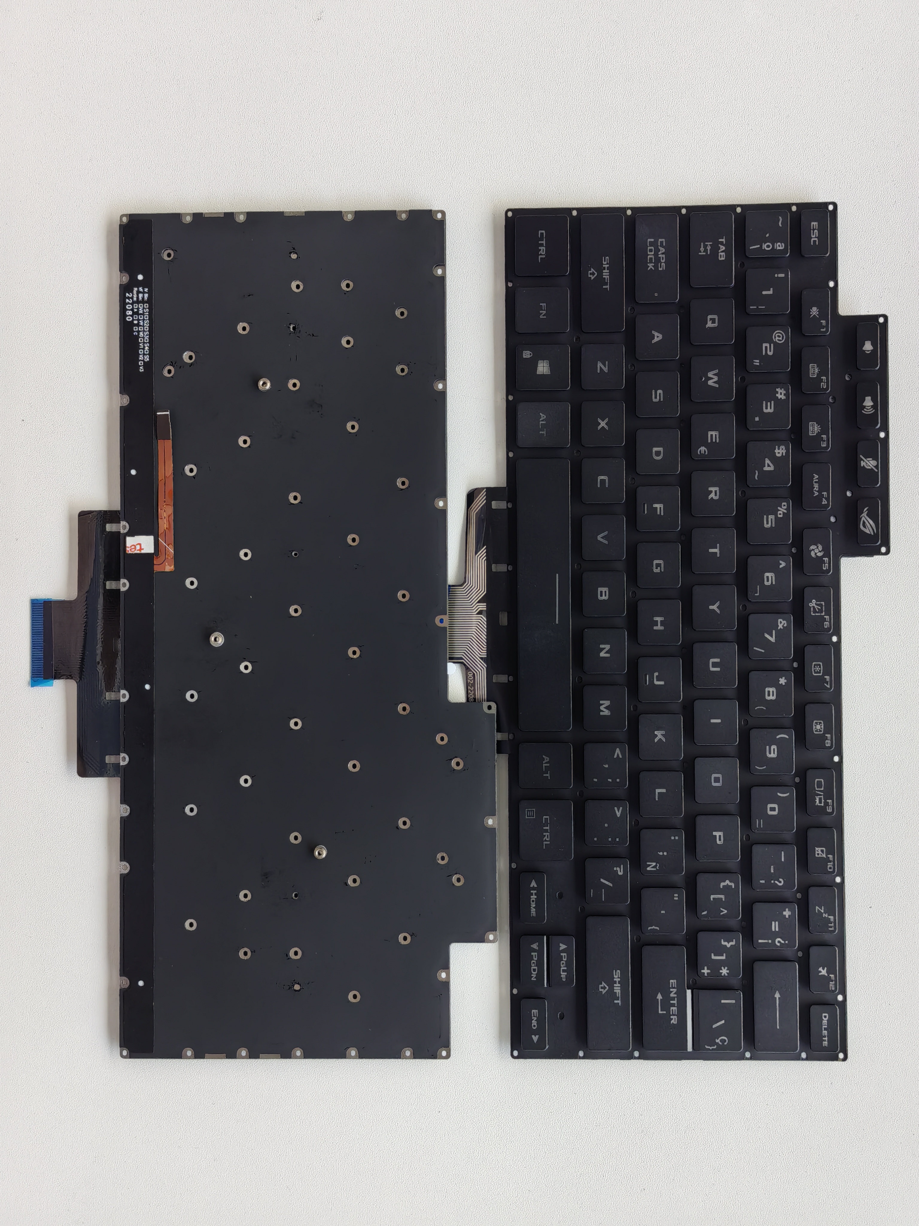 Picture of New Replacement Laptop Keyboard For ASUS GA503/GU603/G15/G16 small carriage return BLACK Backlit (OEM) SP Layout